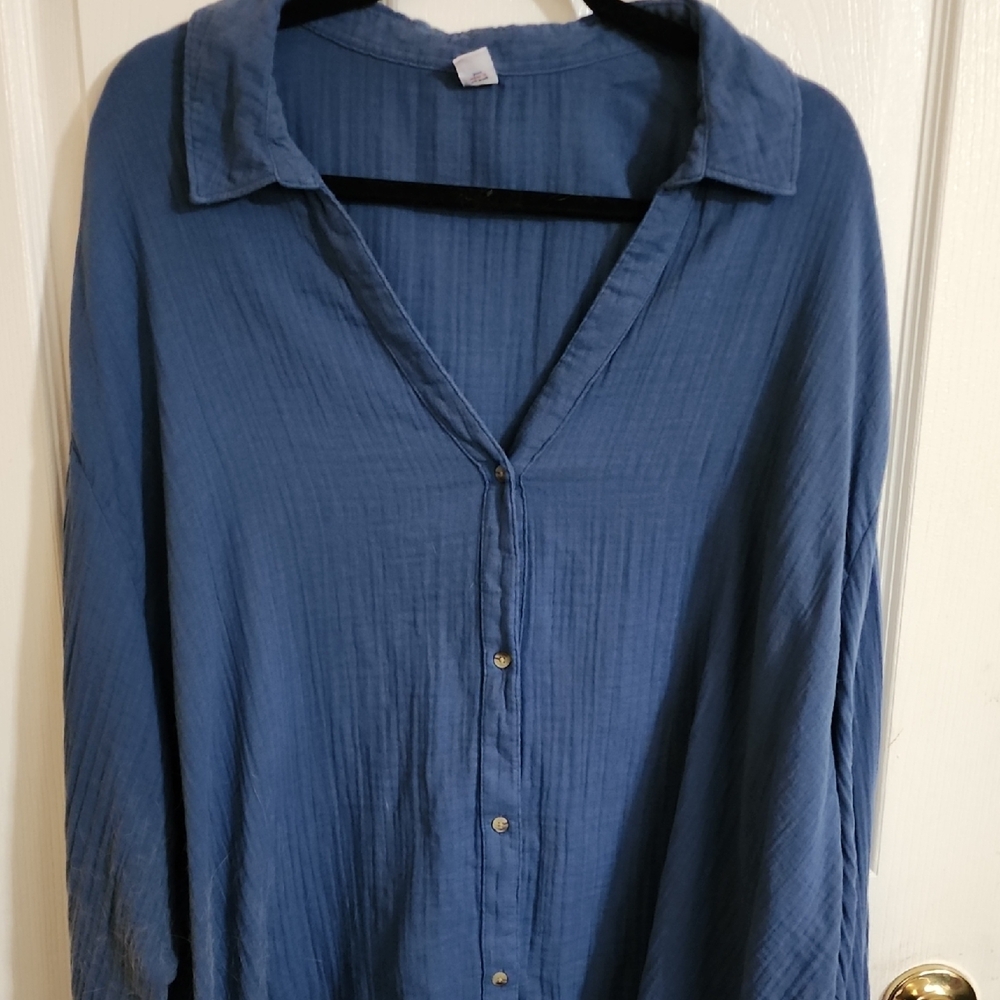 Old Navy Blue Women's Blouse